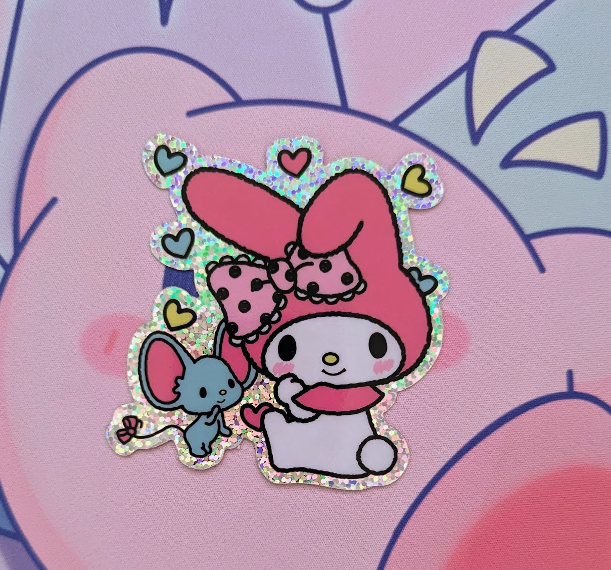My Melody Glitter Sticker