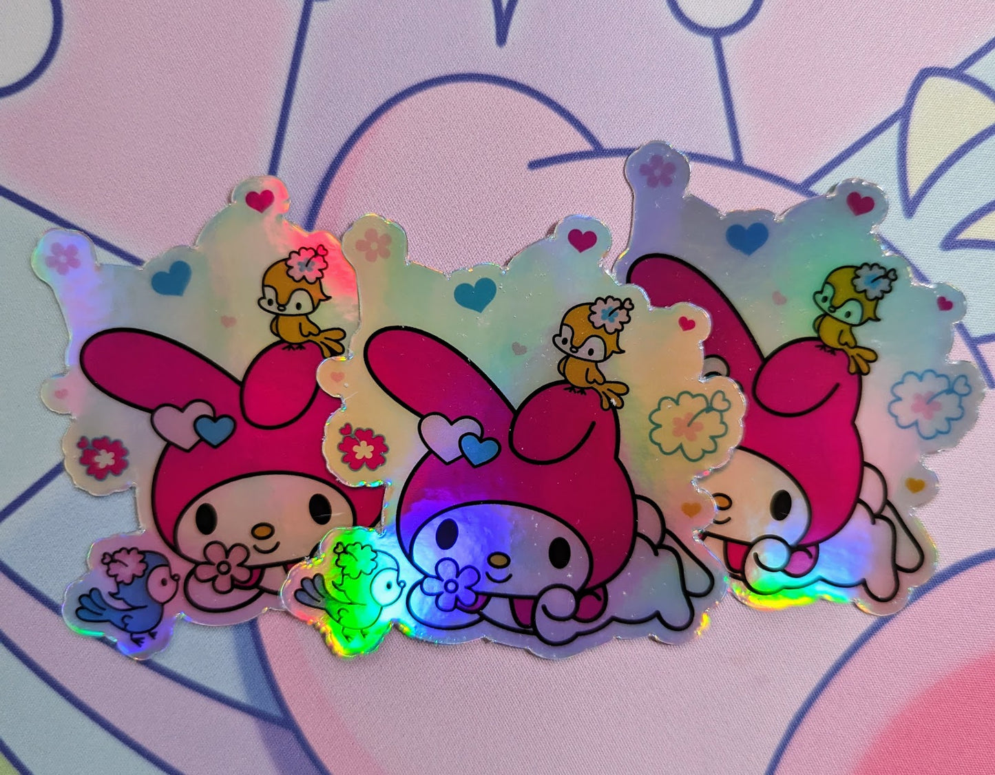 My Melody Springtime Holographic Sticker