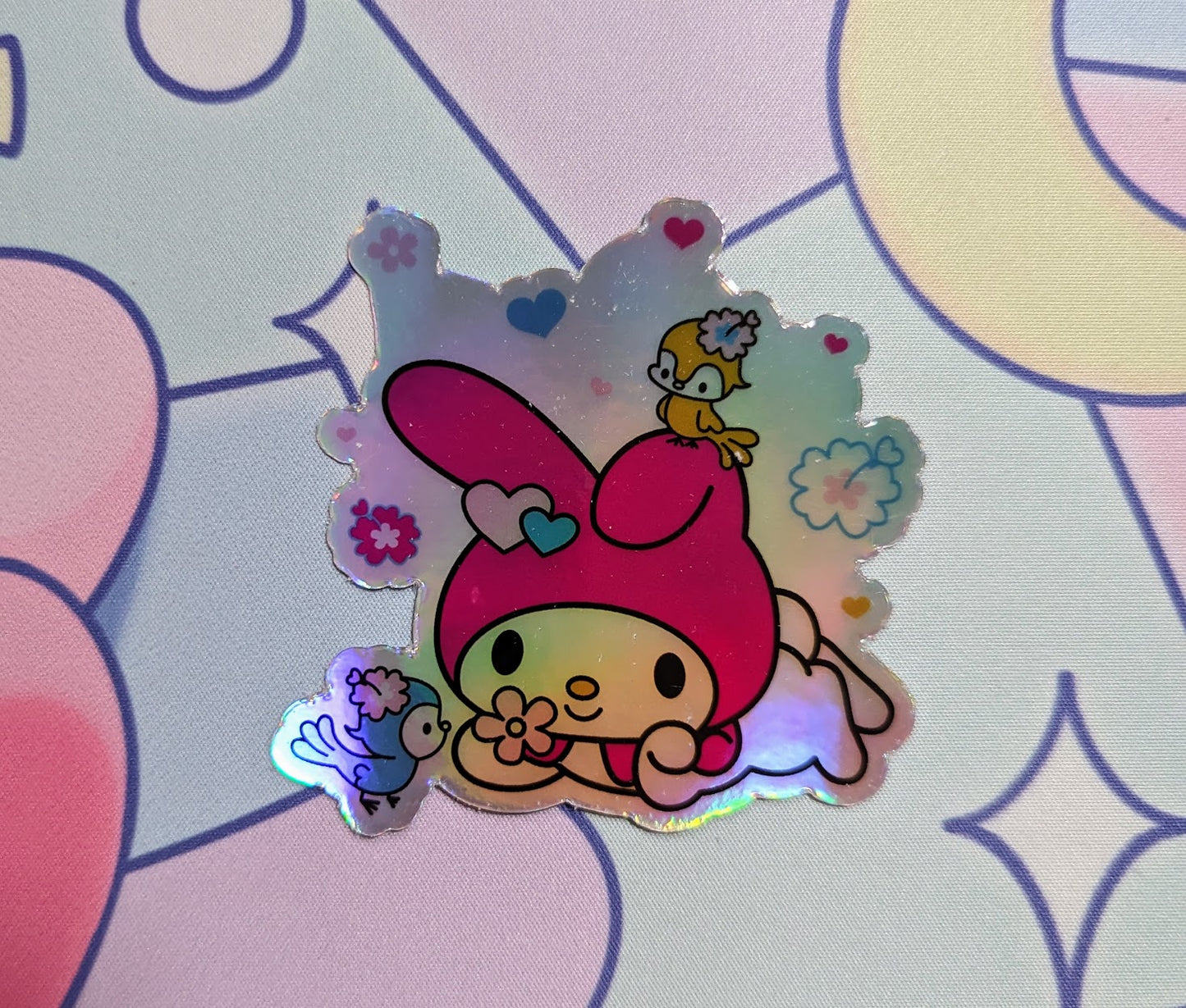 My Melody Springtime Holographic Sticker