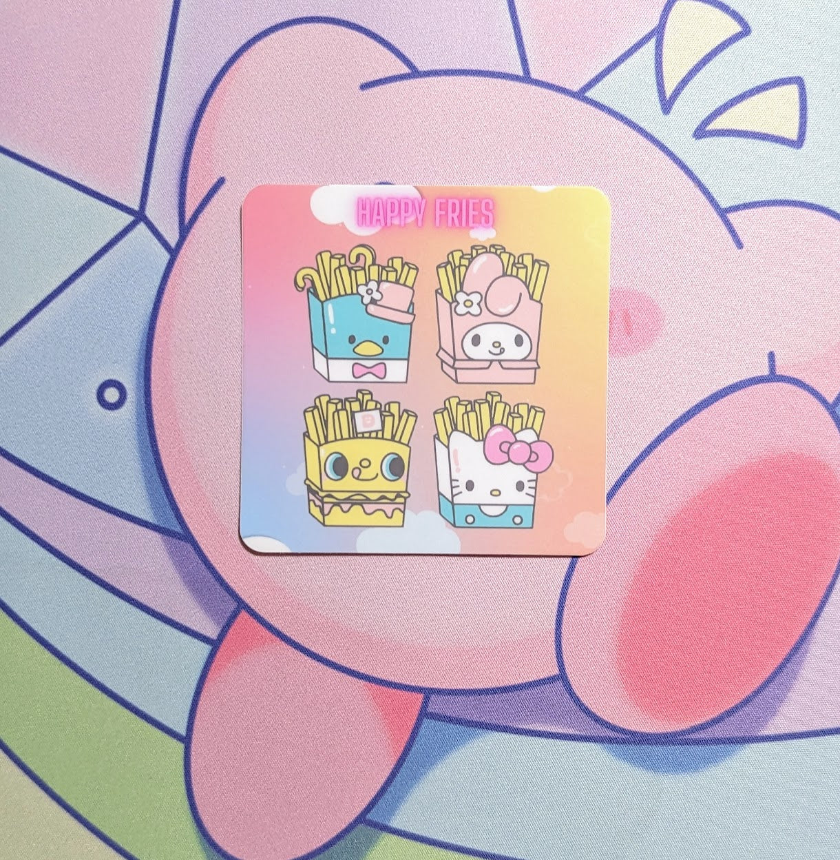Sanrio Happy Fries Vinyl Sticker