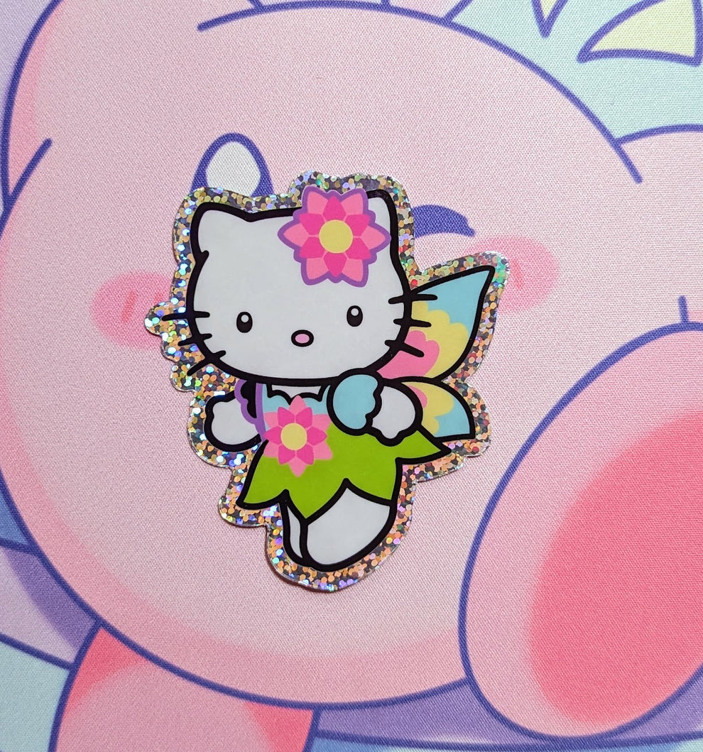 Hello Kitty Fairy Glitter Sticker – Starlight Glitter Notes