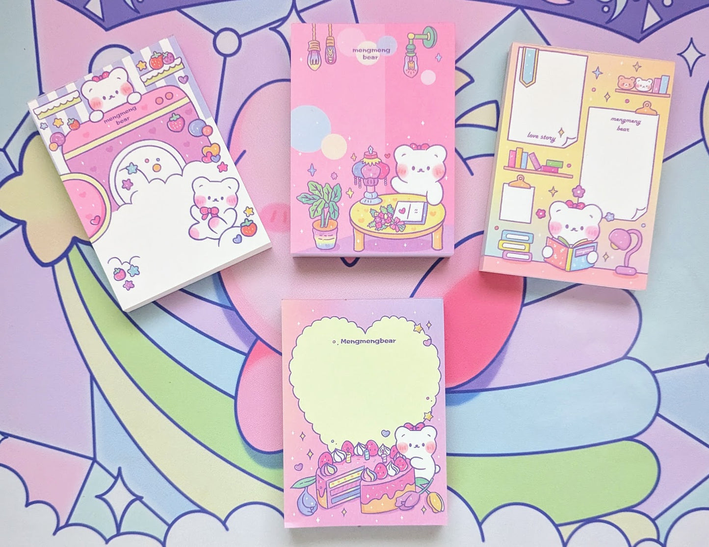 Kawaii Mengmeng Bear Memo pads - To do list and much more...