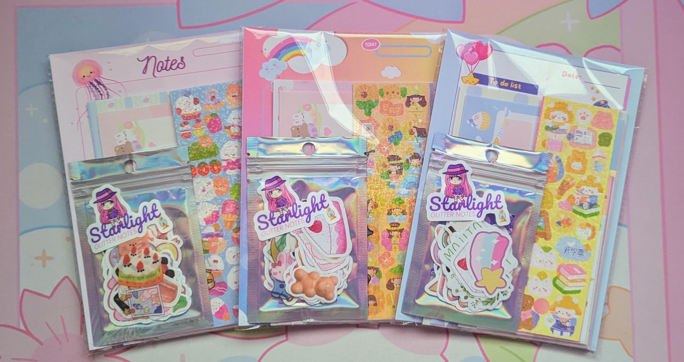 Kawaii Stationery Grab Bags! – Starlight Glitter Notes