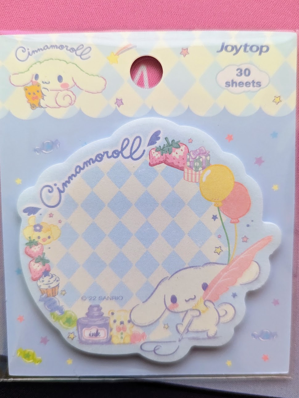Kuromi, Cinnamoroll and My Melody Sticky Notes – Starlight Glitter Notes