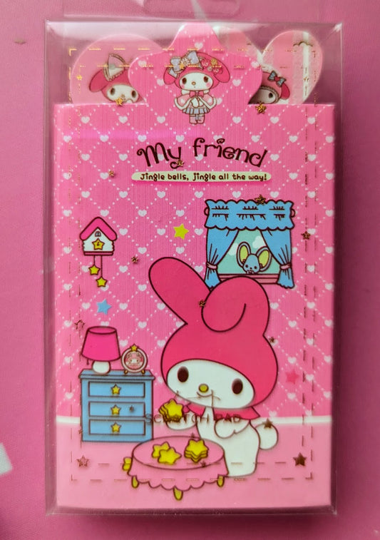 My Melody, Kuromi & Cinnamoroll Sticky Notes and Flags